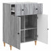 Bufet cu sertar Sonoma gri 66 x 34,5 x 90 cm Lemn prelucrat - WALTI WALTI