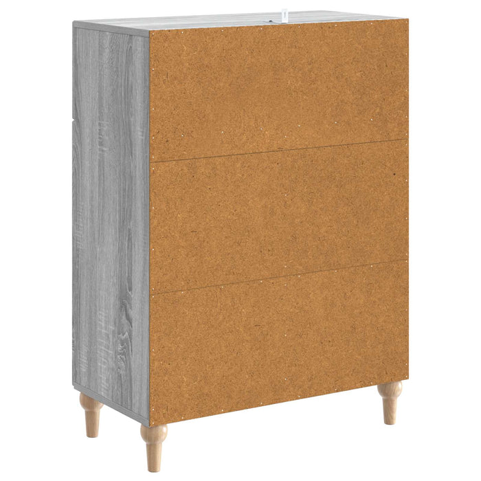 Bufet cu sertar Sonoma gri 66 x 34,5 x 90 cm Lemn prelucrat - WALTI WALTI