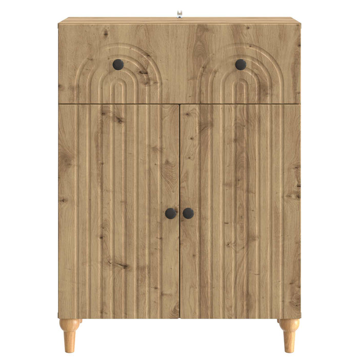 Bufet Stejar Artizanal 66 x 34,5 x 90 cm Lemn prelucrat - WALTI WALTI