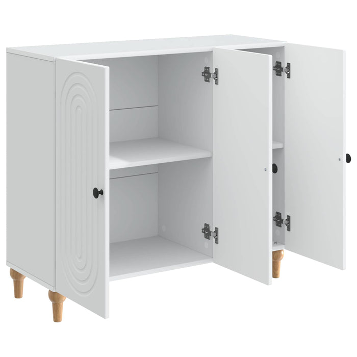Bufet Alb 89 x 34,5 x 80 cm Lemn prelucrat - WALTI WALTI