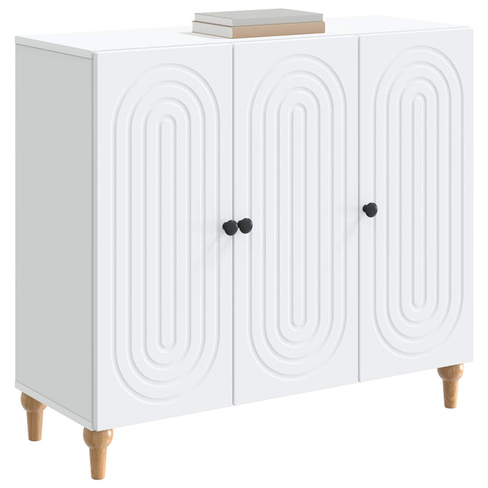 Bufet Alb 89 x 34,5 x 80 cm Lemn prelucrat - WALTI WALTI