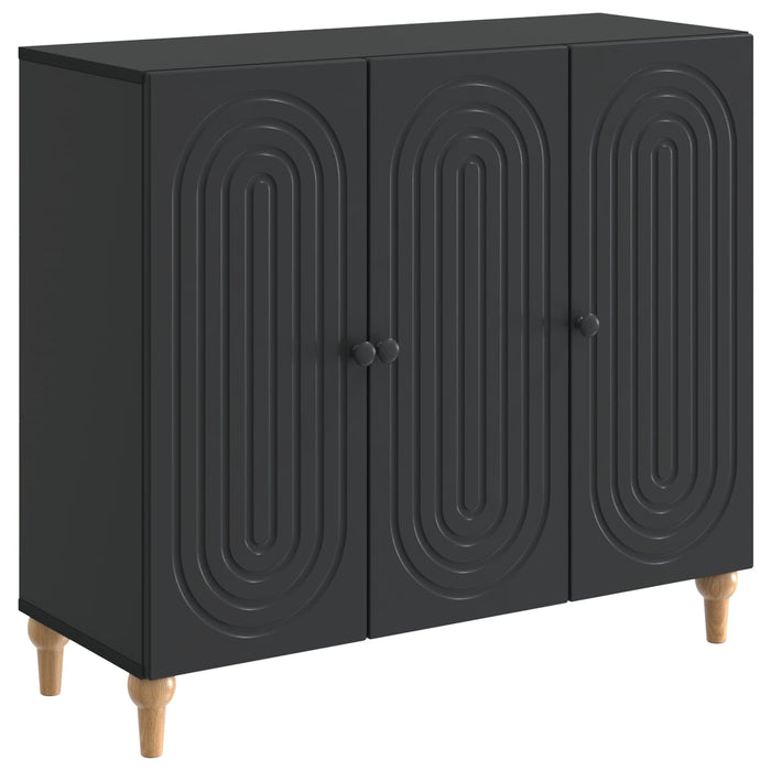 Bufet Negru 89 x 34,5 x 80 cm Lemn prelucrat - WALTI WALTI
