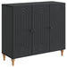 Bufet Negru 89 x 34,5 x 80 cm Lemn prelucrat - WALTI WALTI