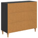 Bufet Negru 89 x 34,5 x 80 cm Lemn prelucrat - WALTI WALTI
