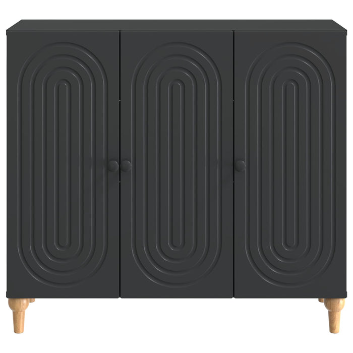 Bufet Negru 89 x 34,5 x 80 cm Lemn prelucrat - WALTI WALTI