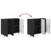 Bufet Negru 89 x 34,5 x 80 cm Lemn prelucrat - WALTI WALTI