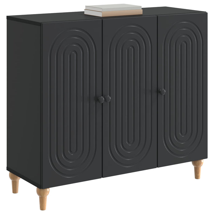Bufet Negru 89 x 34,5 x 80 cm Lemn prelucrat - WALTI WALTI