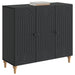 Bufet Negru 89 x 34,5 x 80 cm Lemn prelucrat - WALTI WALTI
