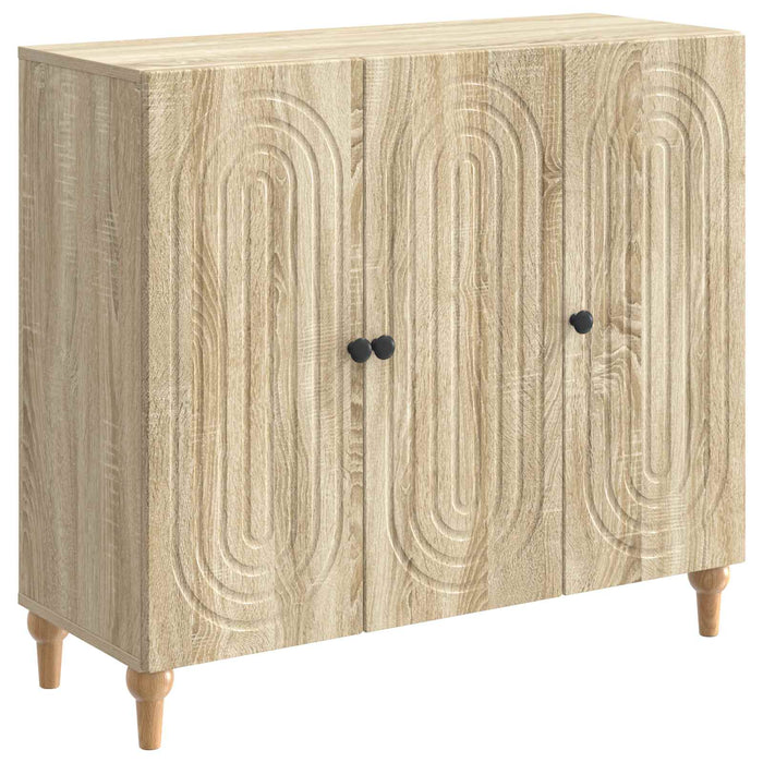 Bufet Stejar Sonoma 89 x 34,5 x 80 cm Lemn prelucrat - WALTI WALTI