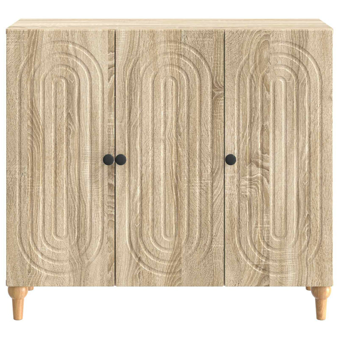 Bufet Stejar Sonoma 89 x 34,5 x 80 cm Lemn prelucrat - WALTI WALTI