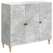 Bufet Gri Beton 89 x 34,5 x 80 cm Lemn prelucrat - WALTI WALTI