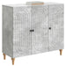 Bufet Gri Beton 89 x 34,5 x 80 cm Lemn prelucrat - WALTI WALTI