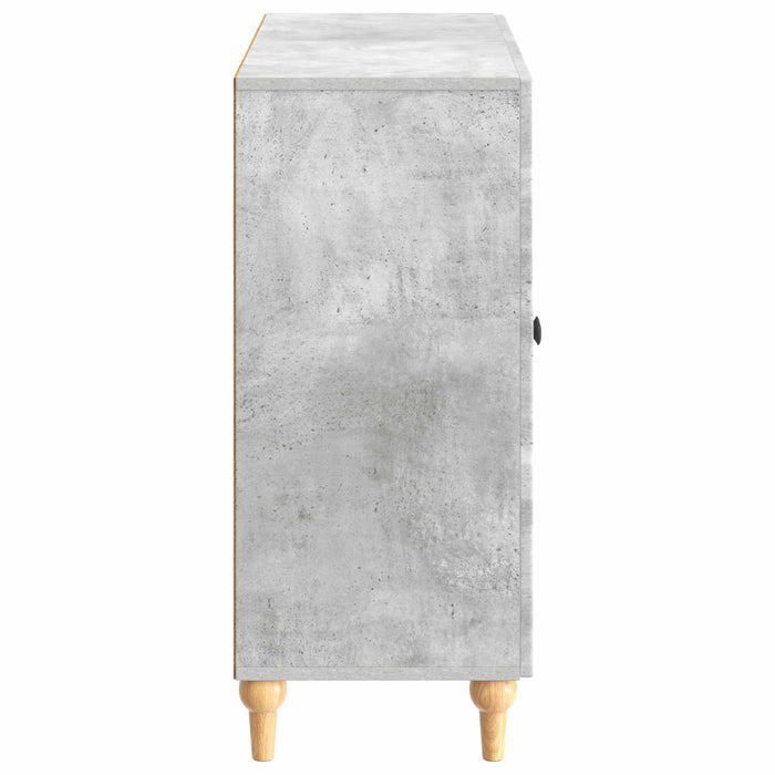 Bufet Gri Beton 89 x 34,5 x 80 cm Lemn prelucrat - WALTI WALTI