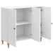 Bufet Alb foarte lucios 89 x 34,5 x 80 cm Lemn prelucrat - WALTI WALTI