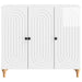 Bufet Alb foarte lucios 89 x 34,5 x 80 cm Lemn prelucrat - WALTI WALTI