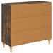 Bufet Stejar fumuriu 89 x 34,5 x 80 cm Lemn prelucrat - WALTI WALTI