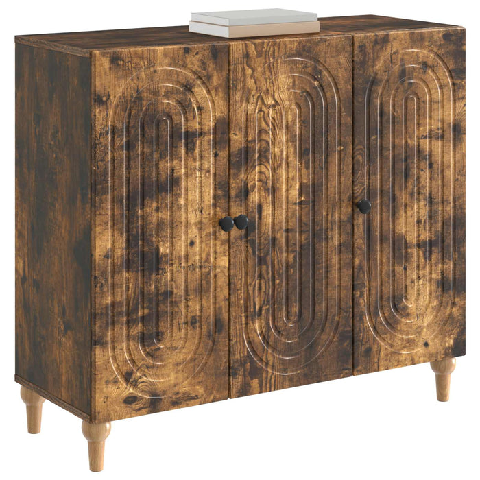 Bufet Stejar fumuriu 89 x 34,5 x 80 cm Lemn prelucrat - WALTI WALTI