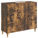 Bufet Stejar fumuriu 89 x 34,5 x 80 cm Lemn prelucrat - WALTI WALTI