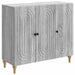 Bufet Sonoma gri 89 x 34,5 x 80 cm Lemn prelucrat - WALTI WALTI