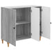 Bufet Sonoma gri 89 x 34,5 x 80 cm Lemn prelucrat - WALTI WALTI
