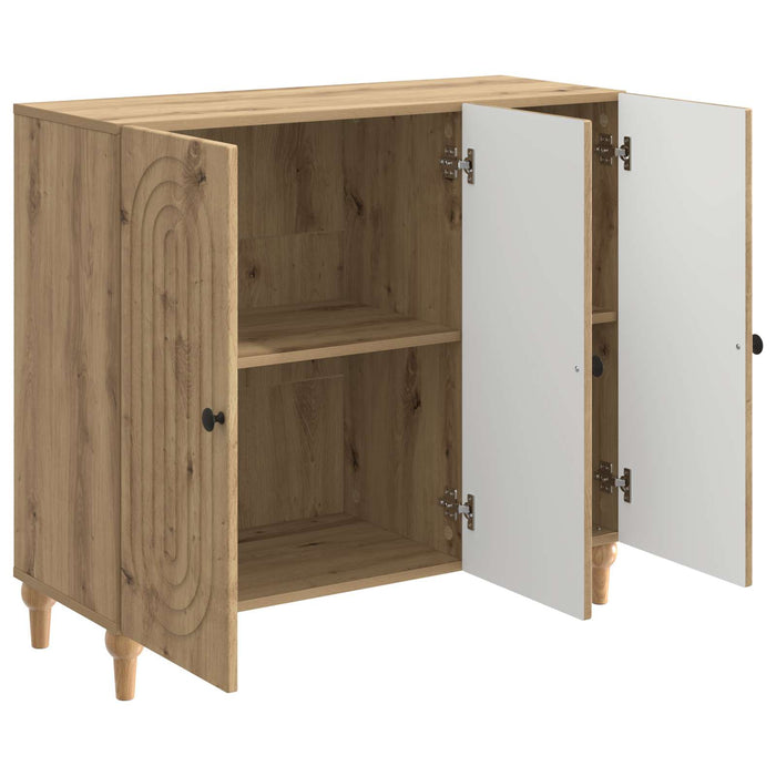 Bufet Stejar Artizanal 89 x 34,5 x 80 cm Lemn prelucrat - WALTI WALTI