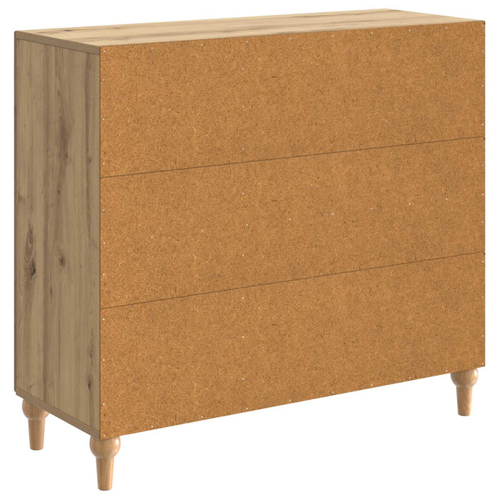 Bufet Stejar Artizanal 89 x 34,5 x 80 cm Lemn prelucrat - WALTI WALTI