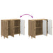 Bufet Stejar Artizanal 89 x 34,5 x 80 cm Lemn prelucrat - WALTI WALTI