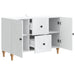 Cabinet TV cu sertar Alb 89 x 34,5 x 60 cm Lemn prelucrat - WALTI WALTI