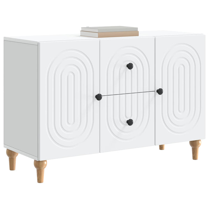 Cabinet TV cu sertar Alb 89 x 34,5 x 60 cm Lemn prelucrat - WALTI WALTI