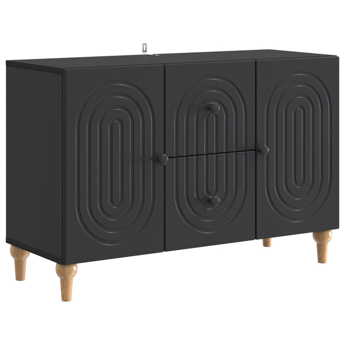 Cabinet TV cu sertar Negru 89 x 34,5 x 60 cm Lemn prelucrat - WALTI WALTI