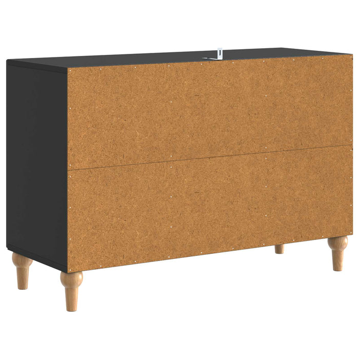 Cabinet TV cu sertar Negru 89 x 34,5 x 60 cm Lemn prelucrat - WALTI WALTI