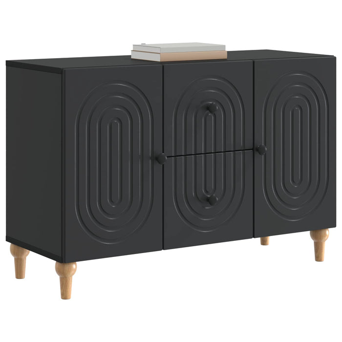 Cabinet TV cu sertar Negru 89 x 34,5 x 60 cm Lemn prelucrat - WALTI WALTI