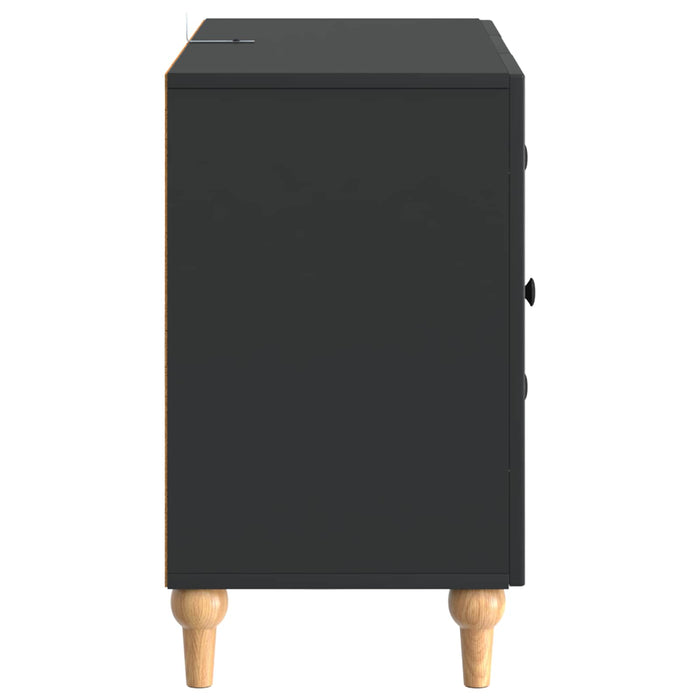 Cabinet TV cu sertar Negru 89 x 34,5 x 60 cm Lemn prelucrat - WALTI WALTI