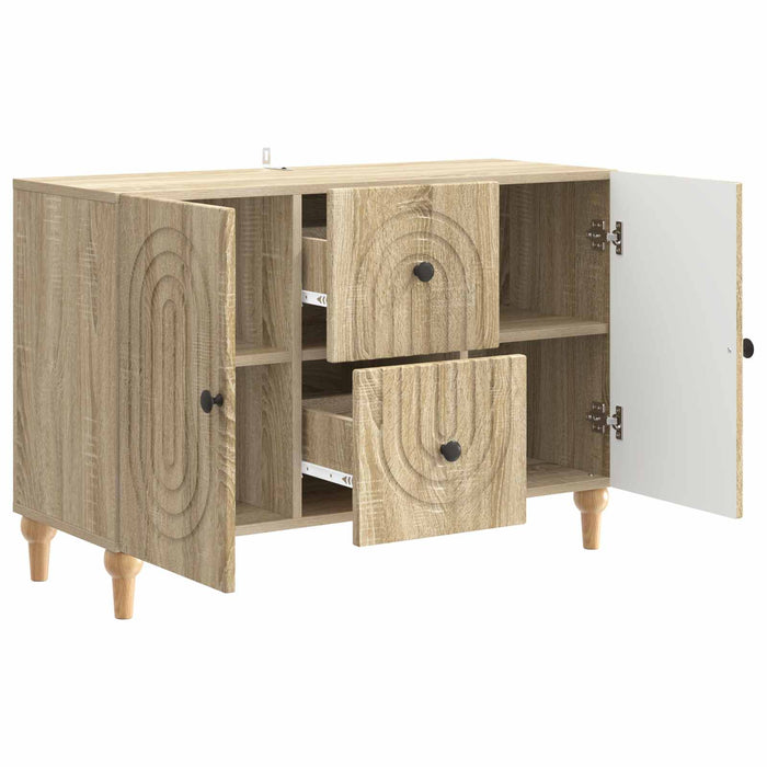 Cabinet TV Stejar Sonoma 89 x 34,5 x 60 cm Lemn prelucrat - WALTI WALTI