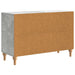 Cabinet TV cu sertar Gri Beton 89 x 34,5 x 60 cm Lemn prelucrat - WALTI WALTI