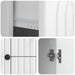 Cabinet TV Alb foarte lucios 89 x 34,5 x 60 cm Lemn prelucrat - WALTI WALTI