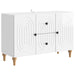 Cabinet TV Alb foarte lucios 89 x 34,5 x 60 cm Lemn prelucrat - WALTI WALTI