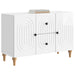 Cabinet TV Alb foarte lucios 89 x 34,5 x 60 cm Lemn prelucrat - WALTI WALTI