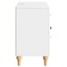Cabinet TV Alb foarte lucios 89 x 34,5 x 60 cm Lemn prelucrat - WALTI WALTI
