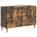 Cabinet TV Stejar fumuriu 89 x 34,5 x 60 cm Lemn prelucrat - WALTI WALTI