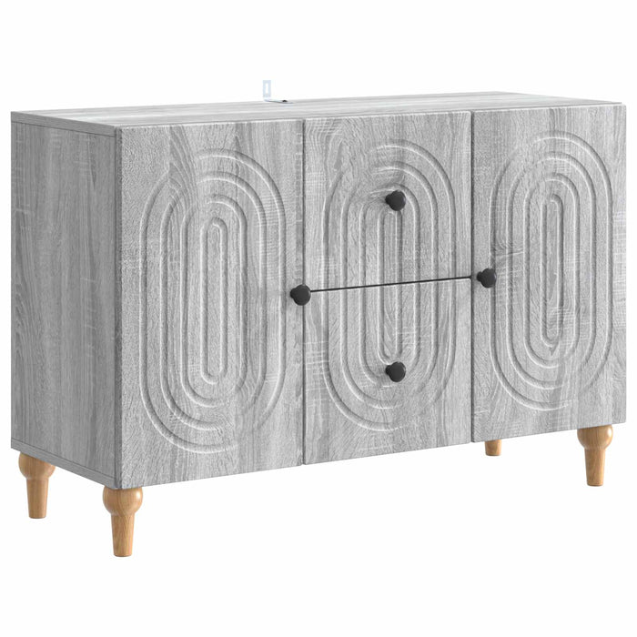 Cabinet TV Sonoma gri 89 x 34,5 x 60 cm Lemn prelucrat - WALTI WALTI