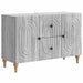 Cabinet TV Sonoma gri 89 x 34,5 x 60 cm Lemn prelucrat - WALTI WALTI