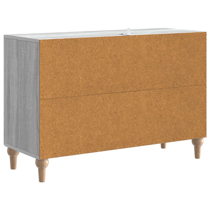 Cabinet TV Sonoma gri 89 x 34,5 x 60 cm Lemn prelucrat - WALTI WALTI
