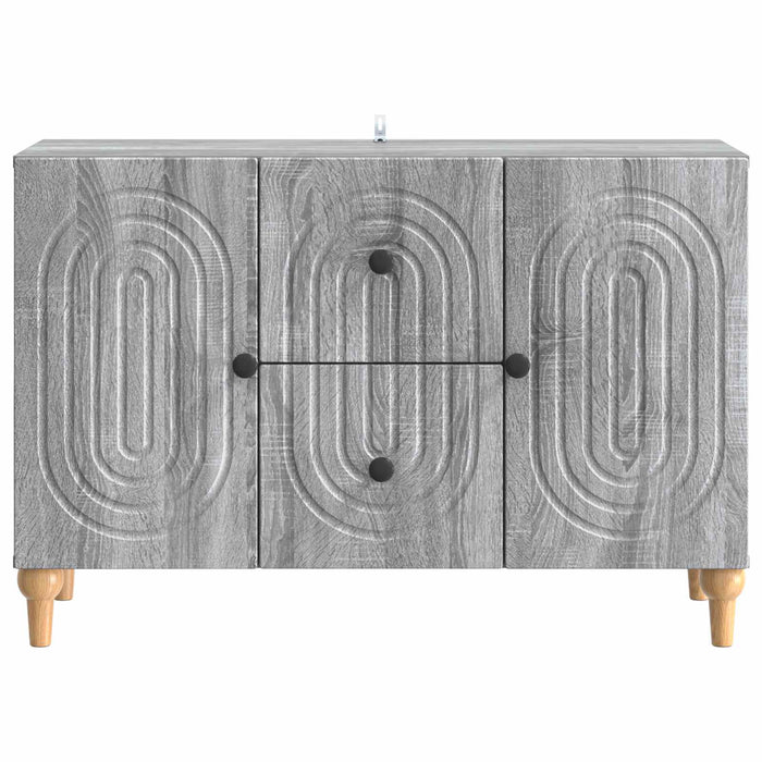 Cabinet TV Sonoma gri 89 x 34,5 x 60 cm Lemn prelucrat - WALTI WALTI