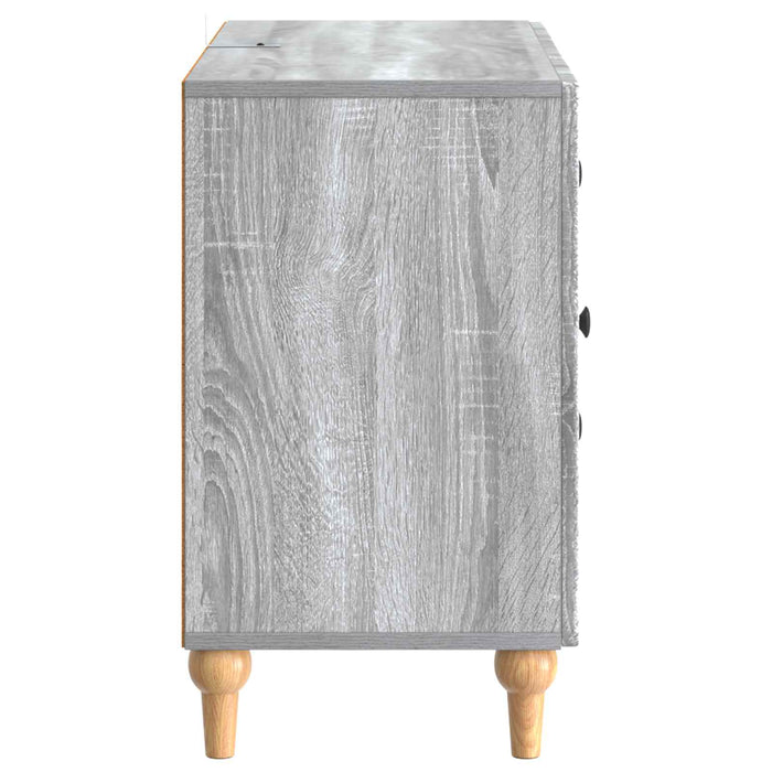 Cabinet TV Sonoma gri 89 x 34,5 x 60 cm Lemn prelucrat - WALTI WALTI