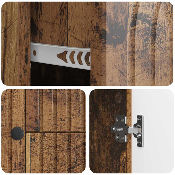 Cabinet TV Lemn vechi 89 x 34,5 x 60 cm Lemn prelucrat - WALTI WALTI