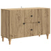 Cabinet TV Stejar Artizanal 89 x 34,5 x 60 cm Lemn prelucrat - WALTI WALTI