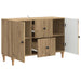 Cabinet TV Stejar Artizanal 89 x 34,5 x 60 cm Lemn prelucrat - WALTI WALTI