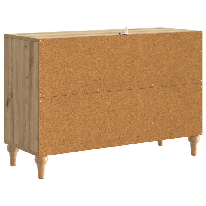 Cabinet TV Stejar Artizanal 89 x 34,5 x 60 cm Lemn prelucrat - WALTI WALTI