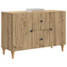 Cabinet TV Stejar Artizanal 89 x 34,5 x 60 cm Lemn prelucrat - WALTI WALTI